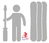 Ремонт горных лыж и сноубордов Ремонт горных лыж