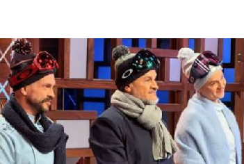 Ведущие шоу программы Мастер Шеф пользуются горнолыжными масками Oakley Ольга Мартыновская, Владимир Ярославский, Эктор Хименес-Браво одели горнолыжные ботинки, горнолыжные маски, зимние шапки, зимние шарфы и в таком зимнем виде презентовали условия конкурса.